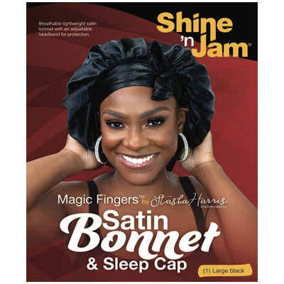 AMPRO SHINE N JAM SATIN BONNET & SLEEP CAP (DL/6)