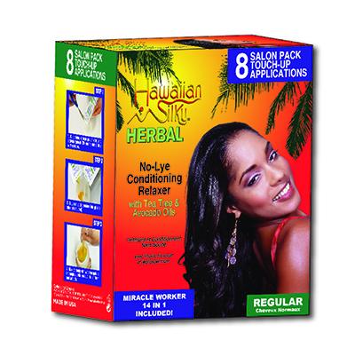 Hawaiian Silky No Lye Relaxer Kit (8 App.) Regular (CS/6)