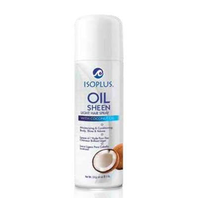 Isoplus Oil Sheen Spray 2 oz Coconut Light