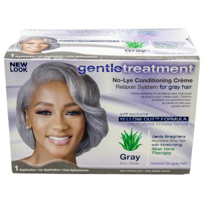 Gentle Treatment No-Lye Relaxer Kit Gray Hair (CS/6)