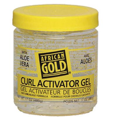 African Gold Curl Activator Gel 17 oz