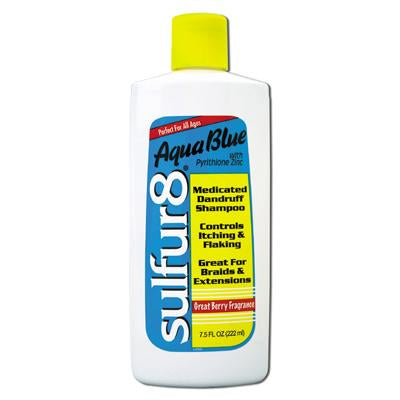 Sulfur 8 Medicated Shampoo 7.5 oz Aqua Blue
