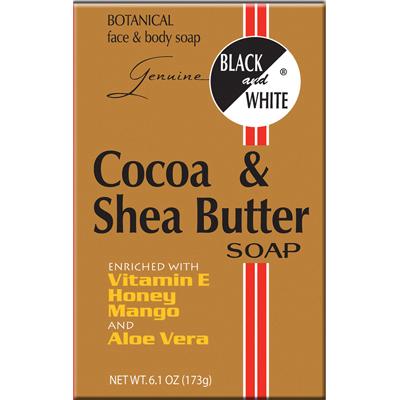 Black & White Soap 6.1 oz Cocoa & Shea Butter Soap