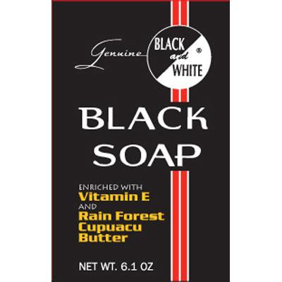 Black & White Soap 6.1 oz Black W/Vit.E & Cupuacu Butter