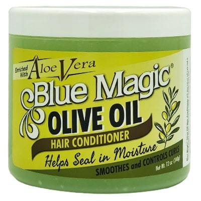 Blue Magic Hair Conditioner 12 oz Olive Oil With Aloe