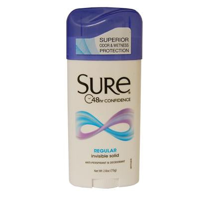 Sure Ap Deodorant 2.6 oz Invisible Solid Regular
