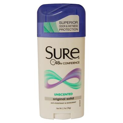 Sure Wide Solid 2.7 oz Original Unscented A.P.