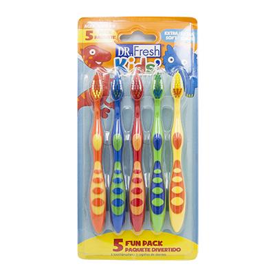 Dr. Fresh Kids Tooth Brush Extra Soft 5 Pack (DL/6)