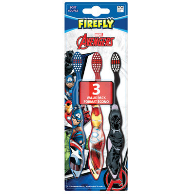 DR. FRESH TOOTHBRUSH SOFT 3 CT FIREFLY AVENGER (DL/6)