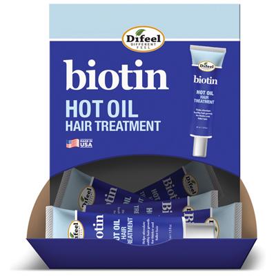 DIFEEL HOT OIL HAIR TREATMENT 1.5 OZ BIOTIN (DL/36)