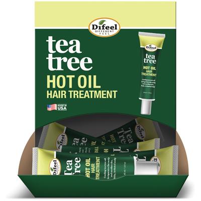 DIFEEL HOT OIL HAIR TREATMENT 1.5 OZ TEA TREE (DL/36)