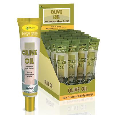 Sunflower Mega Care Hair Oil Tube 1.5 oz (DL/24) Olive Oil