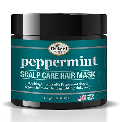 DIFEEL PEPPERMINT SCALP CARE HAIR MASK 12 OZ (CS/24)