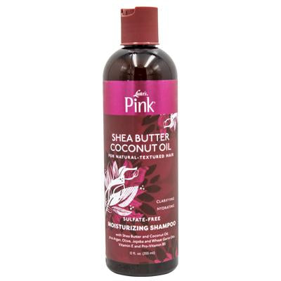 Pink Shea Butter & Coconut Oil Sulfate Free Shampoo 12 oz