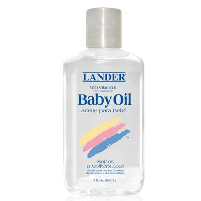 Lander Baby Oil 3oz W/Vitamin E (CS/24)