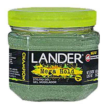 Lander Styling Gel 16oz Mega Hold (Green) (CS/12)