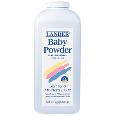 Lander Baby Powder 22oz Pure Cornstarch (CS/12)