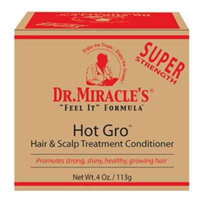 Dr.Miracles Hot Gro Hair& Scalp Conditioner 4 oz Super (CS/6