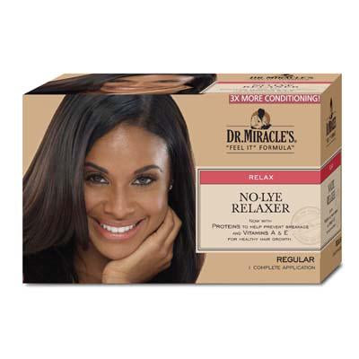 Dr.Miracles No Lye Relaxer Kit Regular (CS/6)