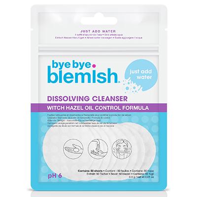 Bye Bye Blemish Cleanser Dissolving Sheets 50 Count