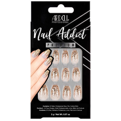 ARDELL NAIL ADDICT SET PREMIUM  (DL/3) DRIPPING IN GOLD*