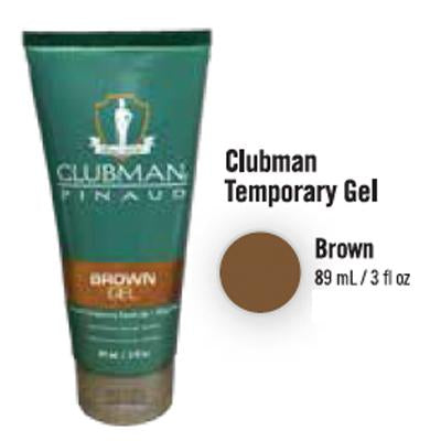 Clubman Pinaud Color Hair Gel For Men 3 oz Brown