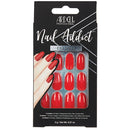 ARDELL NAIL ADDICT SET COLORED  (DL/3) CHERRY RED*