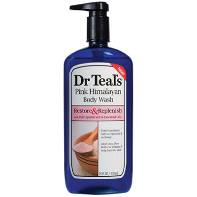 DR. TEAL'S BODY WASH 24 OZ PINK HIMALAYAN (CS/4)