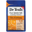 DR. TEAL'S EPSOM SALT 3 LBS GLOW & RADIANCE (CS/4)