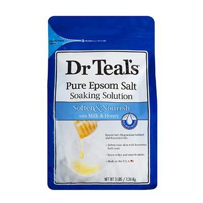Dr. Teal'S Epsom Salt 3 Lbs Milk & Honey (CS/4)