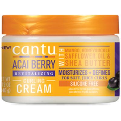 CANTU ACAI BERRY REVITALIZING CURLING CREAM 12 OZ