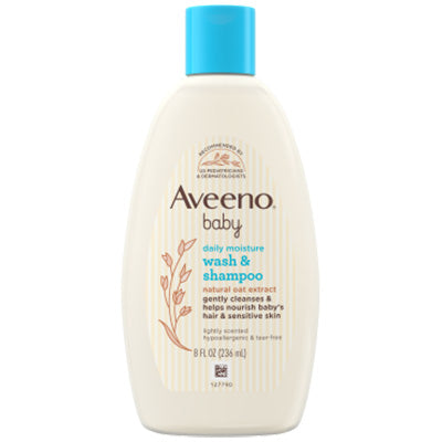 AVEENO BABY WASH & SHAMPOO 8oz (DL/3)