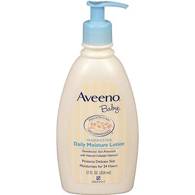 Aveeno Baby Daily Mois. Lotion 12 oz (DL/6) Fragrance Free