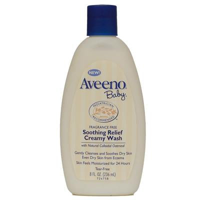 Aveeno Baby Soothing Relief Creamy Wash 8 oz (DL/6)