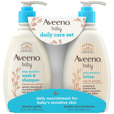 AVEENO BABY CALMING COMFORT SET 18oz BATH & 8oz LOTION (DL/3)