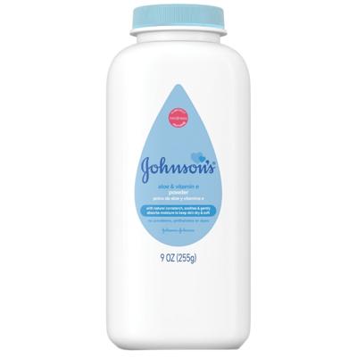 Johnson & Johnson Baby Powder 9 oz (CS/48) Aloe/Vitamin E