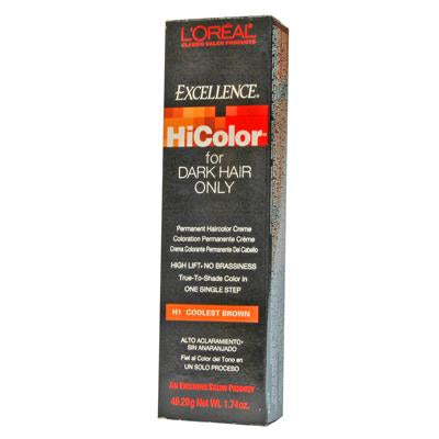 Hicolor H1 L'Oreal Excellence Hicolor H1 Coolest Brown #40000901