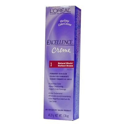 L'Oreal Excellence Prof.Creme 3 Natural Black