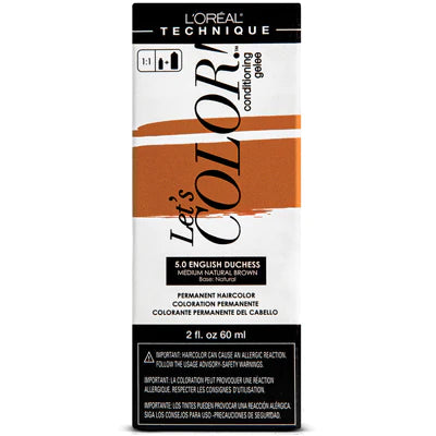 L'OREAL LET'S COLOR PERMANENT  5.0 ENGLISH DUCHESS