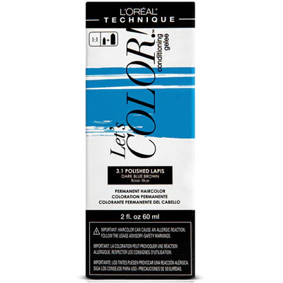 L'OREAL LET'S COLOR PERMANENT  3.1 POLISHED LAPIS
