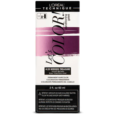 L'OREAL LET'S COLOR PERMANENT  4.25 BERRIED TREASURE