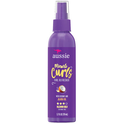 AUSSIE MIRACLE CURLS CURL SPRAY GEL 5.7 oz MAXIMUM HOLD