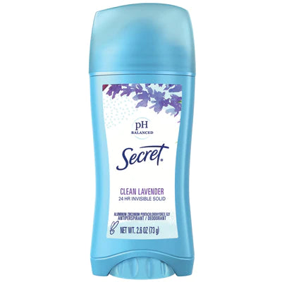 SECRET AP INVISIBLE SOLID 2.6ozCLEAN LAVENDER