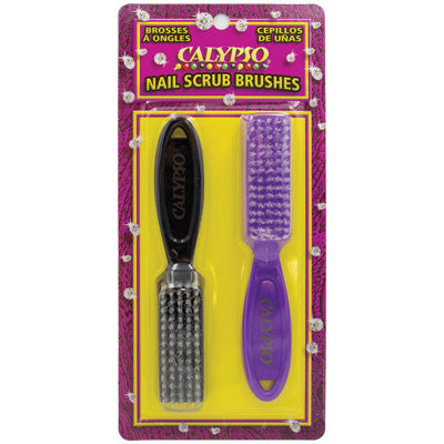 CALYPSO NAIL SCRUB BRUSHES 2 PK (DL/6)