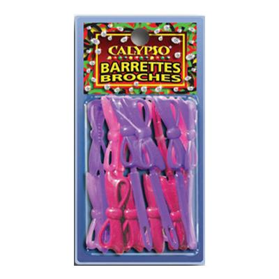 Calypso Hair Barrettes - EArth Tone & Translucent