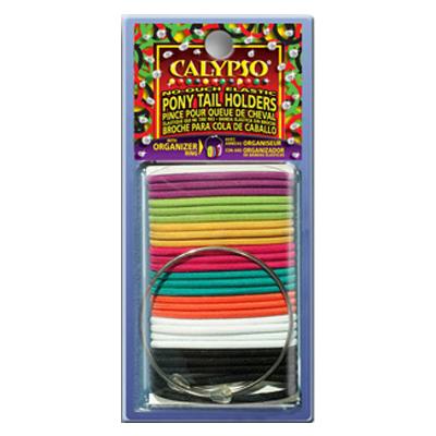 Calypso Ponytail Holders (Elastics W/ Organizer)