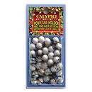 Calypso Ponytail Holders (Small Clear & White)