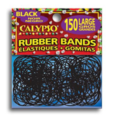 Calypso Rubber Bands - Large - 150 Ct - Black