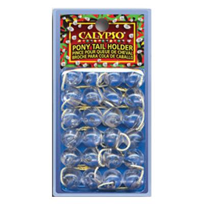 Calypso Ponytail Holders (Large - Clear)