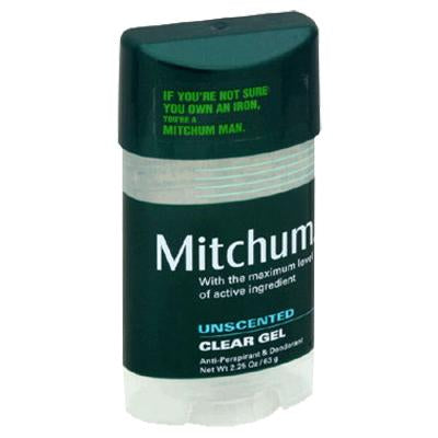 Mitchum Men Clear Gel 2.25 oz Unscented